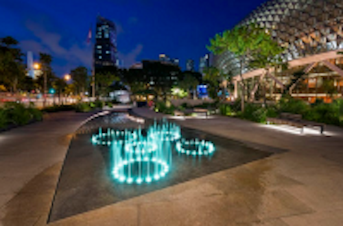 B Light provides futuristic LED lighting scheme for Singapore performing arts center