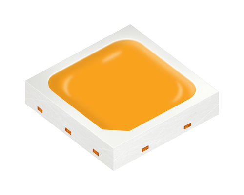 At LightFair, Osram Opto Semiconductors brought quantum dot devices front and center with its new mid-power Osconiq S 3030 QD LED that achieves 173-lm/W efficacy. (Photo credit: Image courtesy of Osram Opto Semiconductors.)