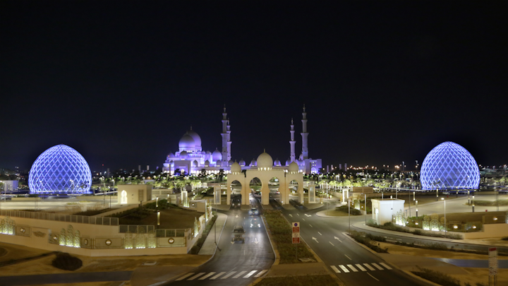 Shk Zayed Grand Mosque Domes 12
