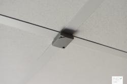 While radio chips and sensors will generally reside in the LED luminaires, sometimes UMC will mount them independent of the lights, such as this ceiling-mounted beacon from Ingy. While radio chips and sensors will generally reside in the LED luminaires, sometimes UMC will mount them independent of the lights, such as this ceiling-mounted beacon from Ingy.