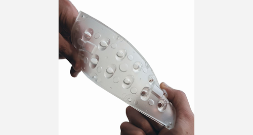 Khatod’s 2019 Sapphire Award-winning Nactus 6x2 SIL silicone LED optic.