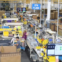 Current&apos;s lean manufacturing facility in Hendersonville, NC uses almost modular production line pods to be able to handle the diverse set of orders that passes through the facility. (Photo credits: All images courtesy of Current.)