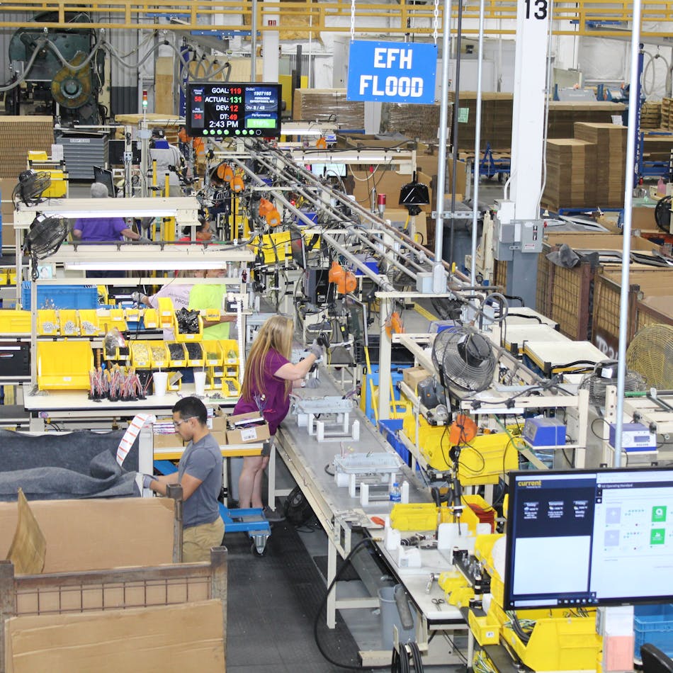 Current&apos;s lean manufacturing facility in Hendersonville, NC uses almost modular production line pods to be able to handle the diverse set of orders that passes through the facility. (Photo credits: All images courtesy of Current.)