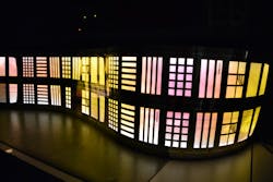 Fraunhofer and Holst Centre have jointly developed a roll-to-roll fabrication process for OLED substrates that Fraunhofer now says can measure up to several hundred meters in length, setting the stage for low-cost volume manufacturing should demand arise. (Photo credit: Image courtesy of Fraunhofer FEP.) Fraunhofer and Holst Centre have jointly developed a roll-to-roll fabrication process for OLED substrates that Fraunhofer now says can measure up to several hundred meters in length, setting the stage for low-cost volume manufacturing should demand arise. (Photo credit: Image courtesy of Fraunhofer FEP.)