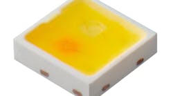 Nichia has revealed its 757G-MT mid-power package LEDs with dual emitters for white-point tunability. (Photo credit: Image courtesy of Nichia Corp.) Nichia has revealed its 757G-MT mid-power package LEDs with dual emitters for white-point tunability. (Photo credit: Image courtesy of Nichia Corp.)