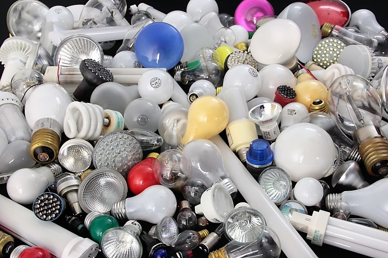 dispose light bulbs california