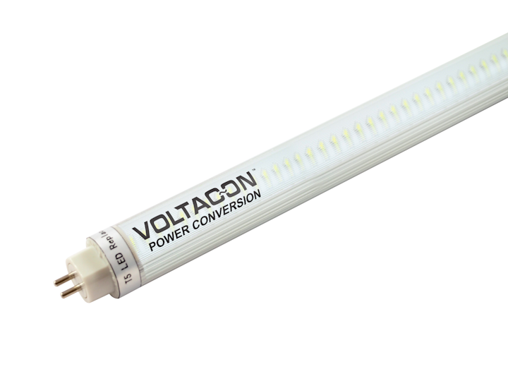 T5 LED Tube with rotating end caps and built in led driver