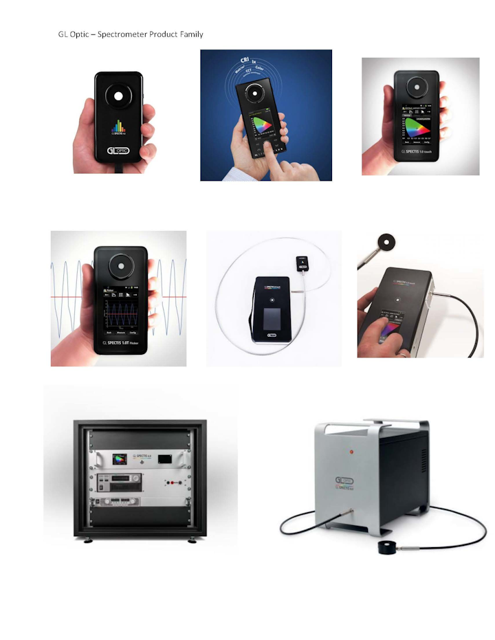 GL Optic Spectrometer Product Family