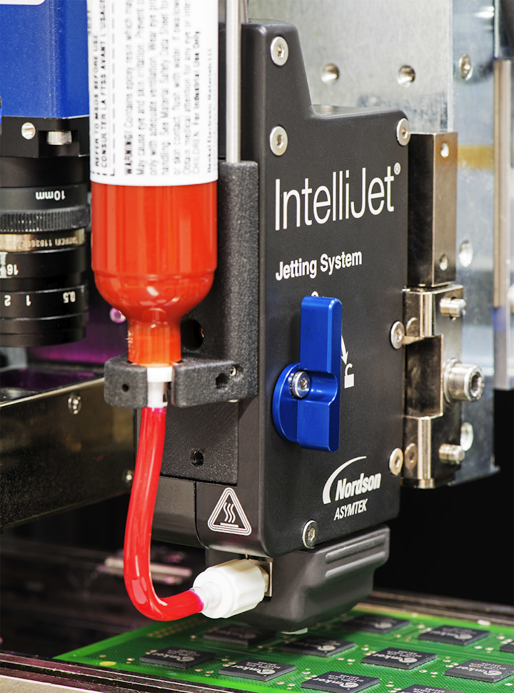 Nordson ASYMTEK's IntelliJet Jetting System with ReadiSet Jet Cartridge