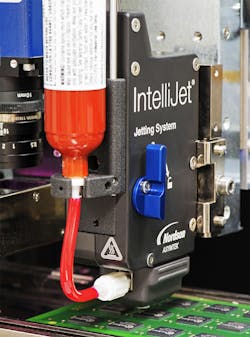 Nordson ASYMTEK&apos;s IntelliJet Jetting System with ReadiSet Jet Cartridge