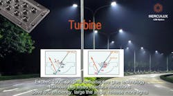 Turbine 100% lighting efficiency