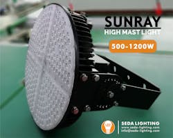 500-1200W SUNRAY LED High Mast Light newly released by Seda Lighting
