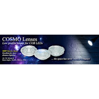 COSMO, Low Profile Lenses for COB LEDs
