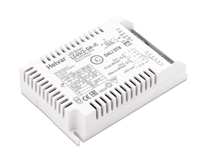 Helvar 45 W Tunable White LED driver
