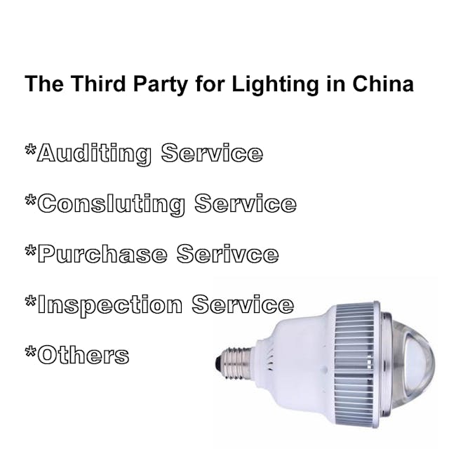 The third party purchase service for lighting products