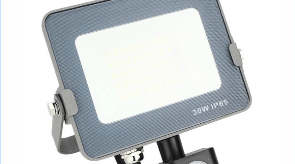 FLATI DOB LED Flood Light Equiped with integrated or Plug and Play PIR Sensor
