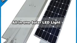 Luminaria Solar todo en uno de LED 60W