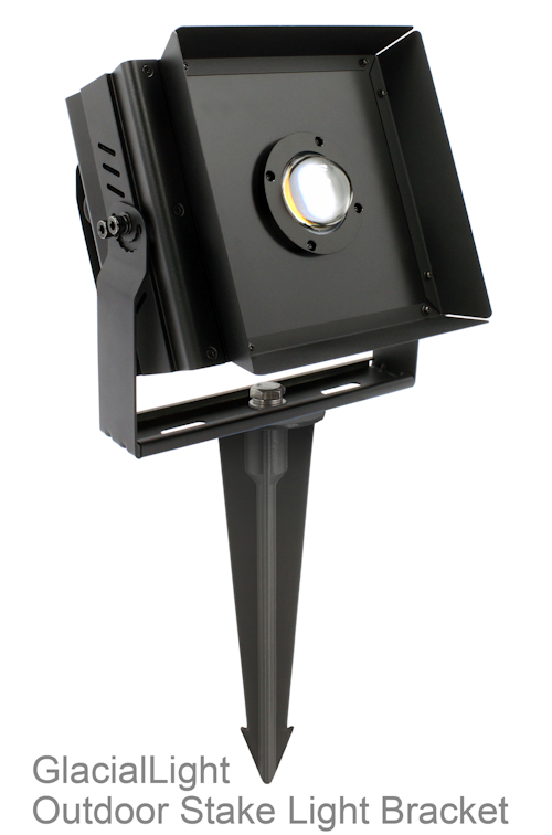 GL-FL150 Available for Corrosion-resistant aluminum Outdoor Stake Light Bracket