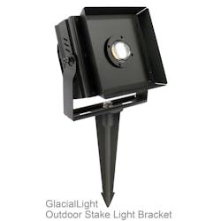 GL-FL150 Available for Corrosion-resistant aluminum Outdoor Stake Light Bracket