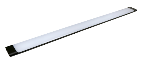 Uranus LED Ceiling Fitting in Black. 60cm | 90cm | 120cm. Dimmab. Suface Mounted