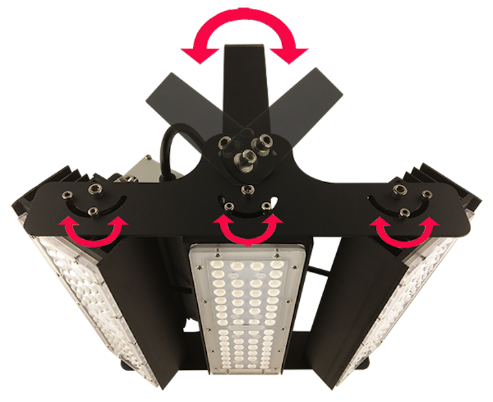 SOGA all new LED flood light with rotatable modules, 135lm/W, 50 Watt to 500 Watt, 5 years warranty, Competitive prices