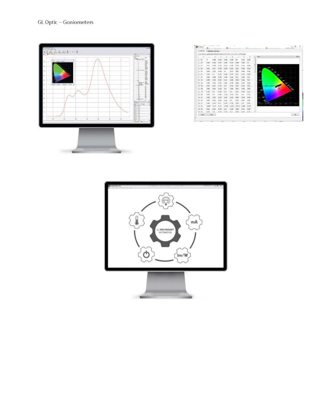 GL Optic Spectrosoft Analytical Software