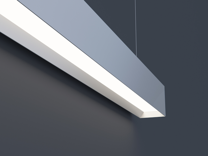 Ray 4 Pendant. Available in 4', 6' Pendant and Recessed