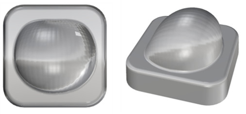 Freefrom wall-washing lenses