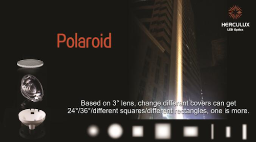 HercuLux Optics-4° Polaroid YOU CAN CHOSE DIFFERENT FACULA AS YOU WANT