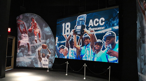 PixelFLEX™ takes the court at the Carolina Basketball Museum