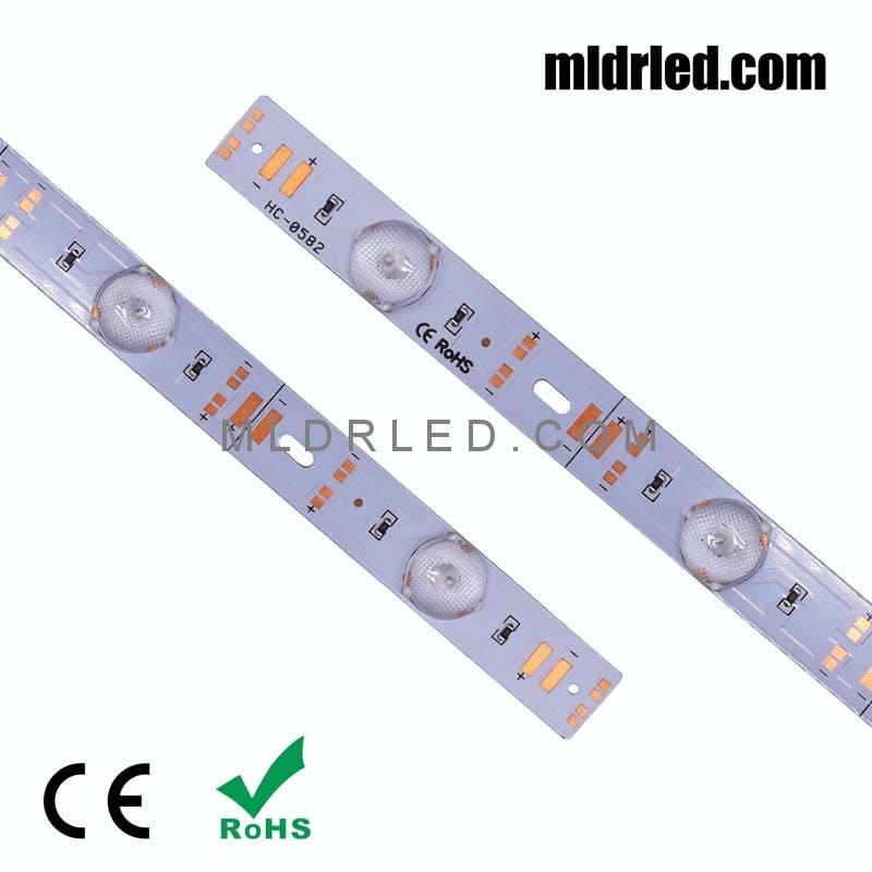 LED curtain strip lights with PMMA lens