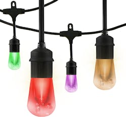 With over 120 color combinations, users can create lighting magic with Enbrighten Seasons Color Changing Cafe Lights