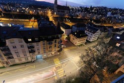 City of St. Gallen: night view