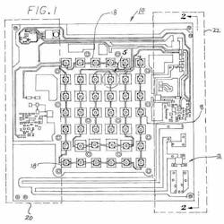Figure 1 is a top view of the LED grow light circuit board per the invention covered by U.S. Patent No. 8,333,487.