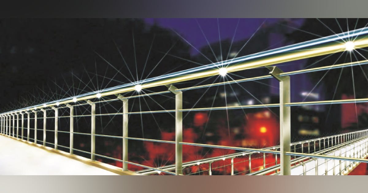 Outdoor Lighted Handrail | Shelly Lighting