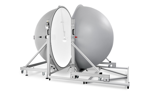 The ISP 2000 integrating sphere combined with the CAS 140D is ideal for measurement of the correlated color temperature CCT and color rendering index CRI.