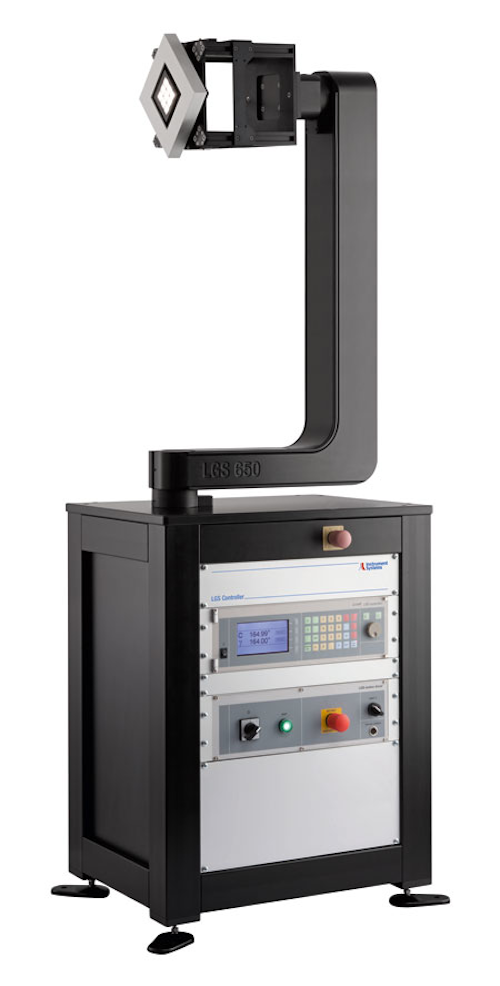 The LGS 650 type C goniophotometer with horizontal optical axis for mid- to large-sized SSL products.