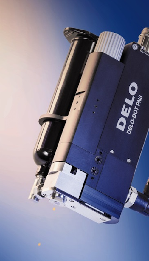 Developed for fast serial production processes and long service life: the new pneumatic microdispensing valve DELO-DOT PN3 (Figure: DELO)