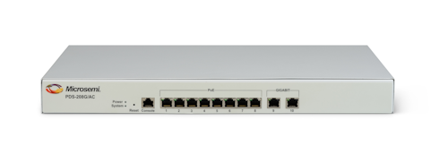 The Microsemi PDS-208G PoE switch is well-suited to a number of applications within the LED lighting and enterprise markets, such as smart buildings.