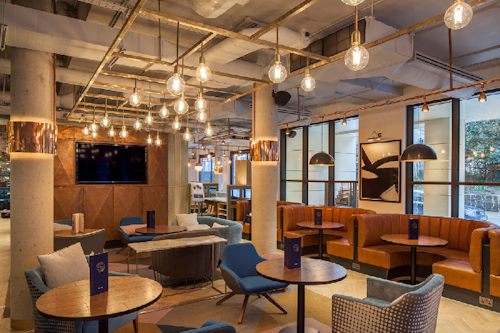 Bright Goods LED filament lamps installed throughout DoubleTree by Hilton, Kingston