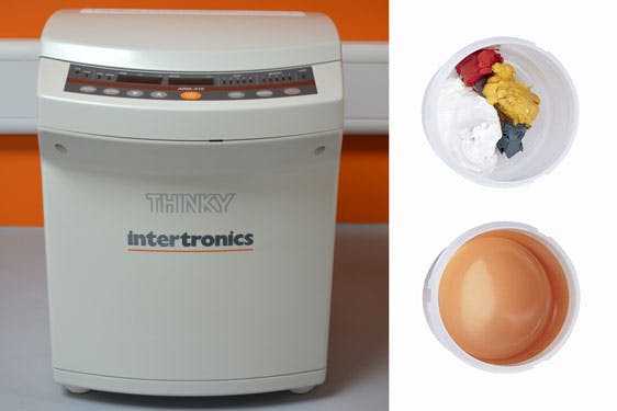 Intertronics launch Thinky ARM-310 affordable mixing machine for liquids, pastes and powders