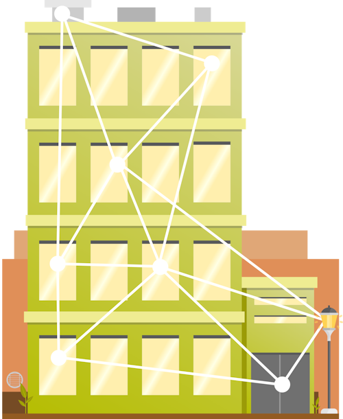 MiraOS enables reliable building-wide wireless mesh network