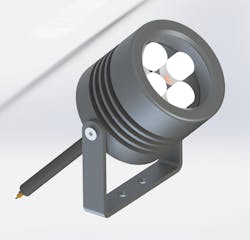 FIG. 2. An LED spotlight luminaire is used in developing sample models and simulations with the Delphi4LED approach.