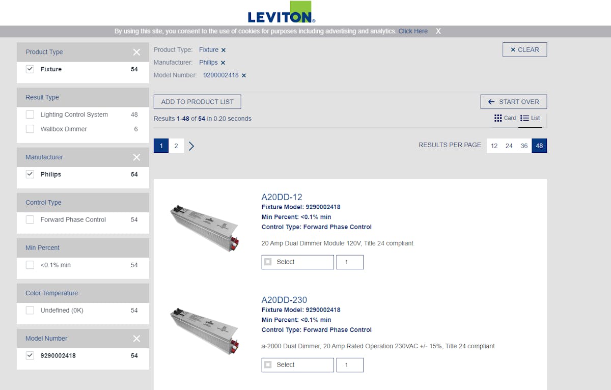 Leviton Introduces Online Fixture Dimmer Compatibility Tool LEDs Magazine