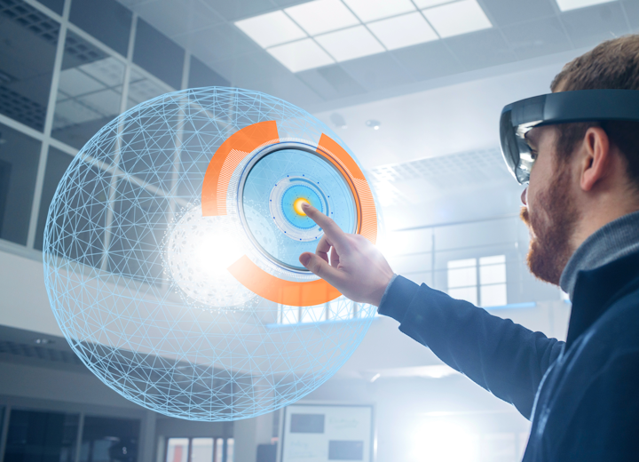 Whatever this guy is virtually touching, he’s probably not getting dizzy. (Photo credit: Image courtesy of Osram.)