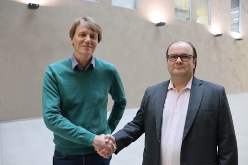 From left to right: Casambi’s Founder Timo Pakkala alongside CEO Kari Mettälä. Photo credit: Image courtesy of Casambi.