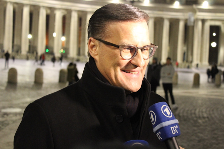 Back in January, CEO Olaf Berlien and Osram were celebrating their illumination of St. Peter’s Basilica in Rome. But they were already beginning to shift greater emphasis onto photonics, a change which could accelerate with the acquisition by ams. (Photo credit: Image courtesy of Mark Halper.)