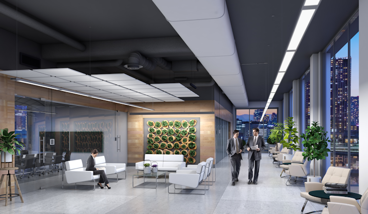 The Modulus DC-powered distribution scheme from Acuity Brands will bring a low-voltage power conversion and controls option to the company’s LED lighting portfolio. (Photo credit: Image courtesy of Acuity Brands.)