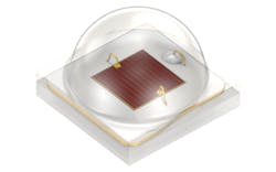 Osram&rsquo;s new Oslon Square Hyper Red packaged LED is capable of 4.6-&micro;mol/J efficacy for horticultural lighting applications. (Photo credit: Image courtesy of Osram Opto Semiconductors.)