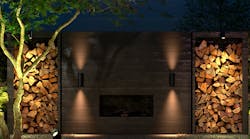New Hue outdoor luminaires will help you get caught up in a light triangle. (Photo credit: Image courtesy of Signify.)